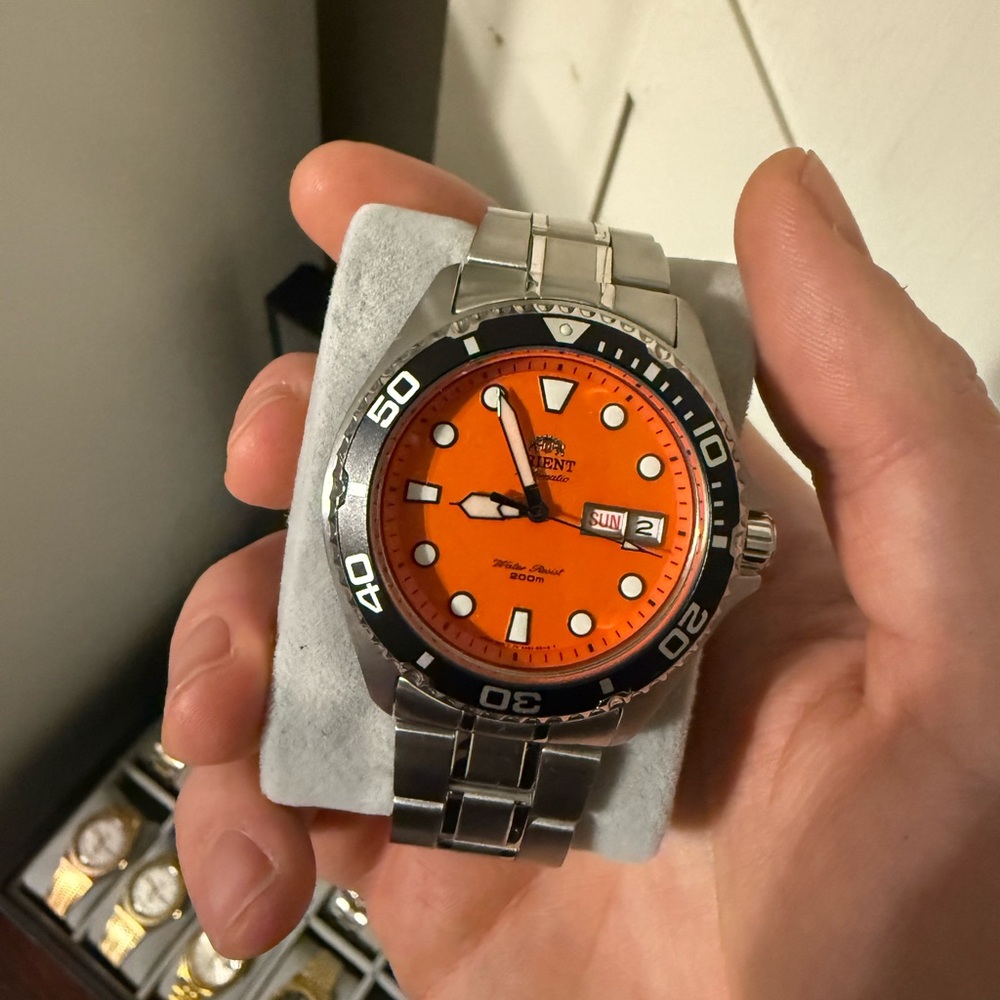 Orient Ray 2 Orange Automatic Dive Watch